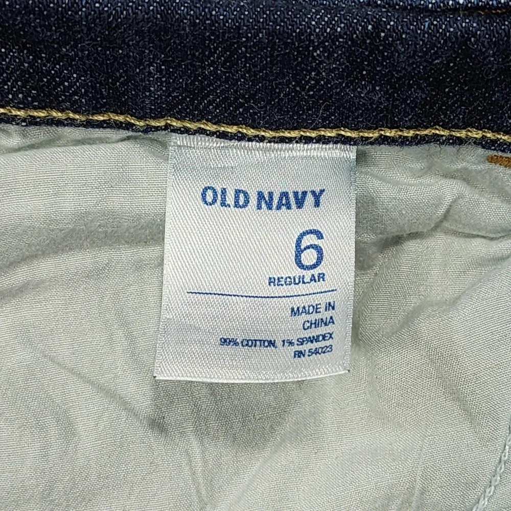 Old Navy Jeans‎ Womens 6 Blue The Sweetheart Mid Rise Skinny Stretch Denim